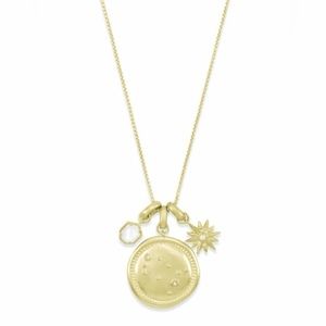 Kendra Scott Gold Gemini Pendant Necklace
